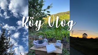 KÖY VLOG  Köyde Yaşamak  Bahçede Piknik [upl. by Anneh]