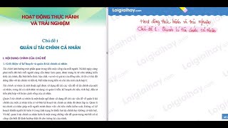 Hoạt động thực hành và trải nghiệm Chủ đề 1 Chương 2 Quản lý tài chính cá nhân  Toán 8  Cánh diều [upl. by Heimlich956]