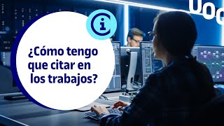 ¿Cómo tengo que citar en los trabajos [upl. by Ariana392]