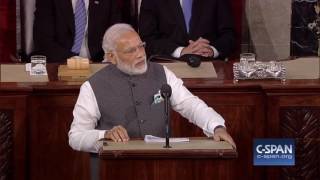 Indian Prime Minister Narendra Modi addresses Joint Meeting of Congress – FULL SPEECH CSPAN [upl. by Nywrad]