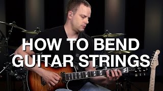 How To Bend The Guitar Strings  Lead Guitar Lesson 6 [upl. by Catrina720]