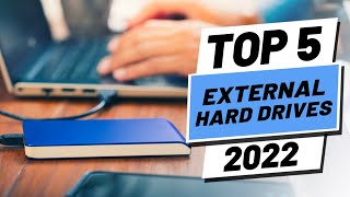 Top 5 BEST External Hard Drives of 2022 [upl. by Anyaj809]