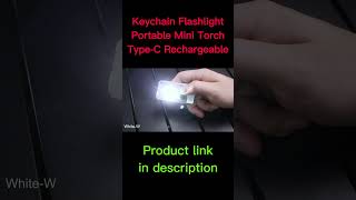 BORUiT V10 EDC Keychain Flashlight Portable Mini Torch TypeC Rechargeable productivity [upl. by Schick]