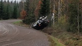 Kokkola SM Ralli 2023 Crash amp Action [upl. by Naesyar]