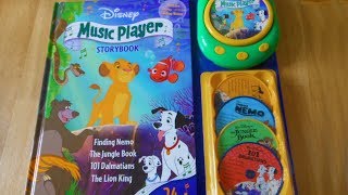 Disney music player storybook with CD player [upl. by Enomas]