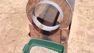 Beach sand sifting machine [upl. by Zebe]