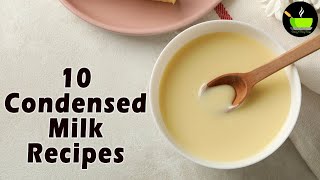 Indian Condensed Milk Milkmaid Recipes  10 Best Desserts with Sweetened Condensed Milk Recipes [upl. by Furey]