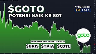 Analisa amp Prediksi saham GOTO YEFTalk edisi 17 Maret 2024 [upl. by Eiralc263]