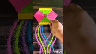 Diwali special  Akash kandil  Rangoli design shorts [upl. by Ramoh]