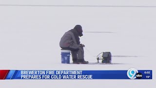 How Brewerton Fire Department prepares for cold water rescues [upl. by Jocelin]