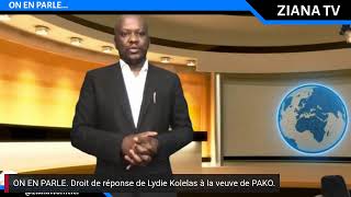 ON EN PARLE Lydie Kolelas estelle vraiment dans la recherche de vérité sur la mort de PAKO [upl. by Amber]