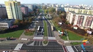 Tramwaj na Gocław  lot dronem nad projektowaną trasą [upl. by Cheadle952]