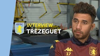 Interview  Trezeguet on Villa Liverpool and Mo Salah [upl. by Zigrang602]