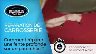 Comment réparer une fente profonde sur un parechoc [upl. by Banquer]