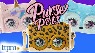 Purse Pets Interactive Glamicorn Unicorn Leoluxe Leopard and Fierce Fox from Spin Master Review [upl. by Onairotciv255]