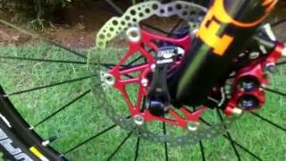 Hope Tech3 E4 Brakes with floating rotor review and walk round [upl. by Soph]