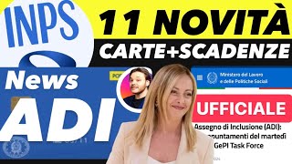 ULTIM’ORA INPS 🔴 NOVITÀ UFFICIALE ASSEGNO DI INCLUSIONE ✅ NUOVE DATE 💶 AUU NASPI MINISTERO [upl. by Bradlee]