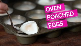 Best Oven Poached Eggs [upl. by Bobine]