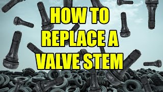 How to replace the Valve stem on a wheel [upl. by Carolynne860]