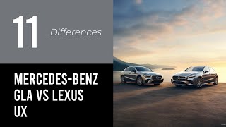 MercedesBenz GLA vs Lexus UX [upl. by Trawets]