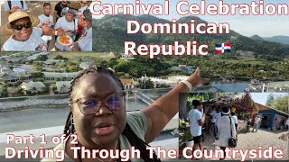 Carnival Celebrations  Driving Through Dominican Republic Countryside 062524 [upl. by Elleon]