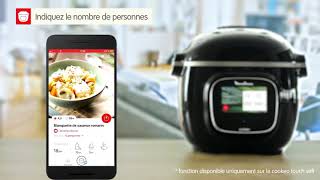 Cookeo Touch  Envoyer une recette de lapp à mon produit 📱 [upl. by Dorise64]