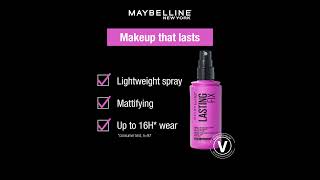 Maybelline New York Lasting Fix Setting Spray [upl. by Elenahc220]