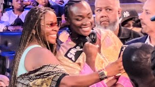 Claressa Shields SURPRISES CROWD MOMENTS BEFORE Heavyweight Fight with RINGSIDE MEETNGREET [upl. by Jan]