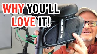 RockBros Saddle Bag Review The Best Bike Bag for Your Essentials  Heres Why [upl. by Mcmillan791]