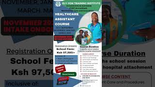 Healthcare Assistant Course November 2024 intake ongoing [upl. by Llertac]