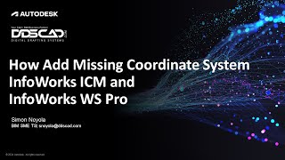 Infoworks ICM and WS PRO How Add Missing Coordinate System [upl. by Lexa526]