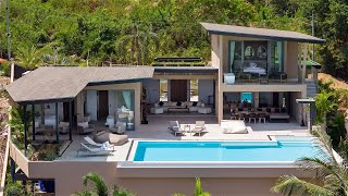 Villa Kelapa – Exquisite 4 Bedroom Seaview Pool Villa in Bophut Koh Samui [upl. by Agosto643]