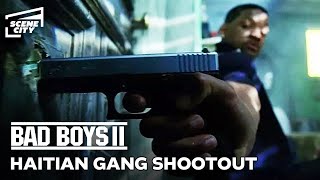 Haitian Gang Shootout Scene  Bad Boys 2 Will Smith Martin Lawrence [upl. by Charry]