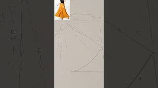 skirt plazo cuttingpattern making shortshorts [upl. by Cychosz]