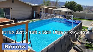 INTEX 26377EH 32ft X 16ft X 52in Ultra XTR Rectangular Pool Review  Is It Worth It [upl. by Ernest]