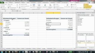 Excel 2016 PivotTabellen Tutorial Aufbau der Datenbasis ein paar Regeln video2braincom [upl. by Koren]