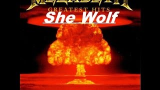 Megadeth  Greatest Hits Back To The Start  She Wolf [upl. by Garlinda]