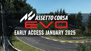 Assetto Corsa Evo Early Access Steam PC date January 16th 2025 [upl. by Noirad809]