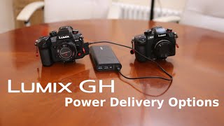 GH6  GH5II How to power your Panasonic Lumix GH5II or GH6 [upl. by Emiatej]