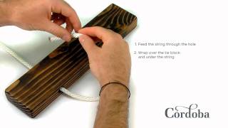 How to Change Strings on a Classical or Nylon String Guitar [upl. by Sukcirdor724]