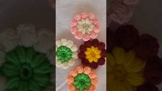 Patrones de flores hinchadas de crochet [upl. by Aisatana]