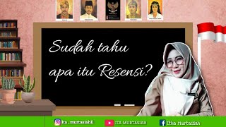 Materi Resensi Bahasa Indonesia Kelas XI [upl. by Dacia]