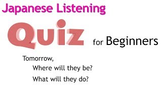 GENKI 1 Lesson 3  III 【Japanese Listening Quiz】 [upl. by Corrina322]