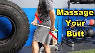 How to Target Upper Butt  Glute Medius SELF Massage [upl. by Fiske255]