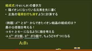 〔高校化学・結合〕イオン結合：組成式の書き方（演習問題） －オンライン無料塾「ターンナップ」－ [upl. by Ahseiyt]