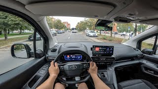 Toyota Proace City Verso Long 2025 I POV Drive [upl. by Hsara]