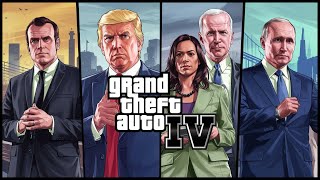 Remastered GTA IV Loading Screen  Trump Biden Harris amp More in GTA Style [upl. by Mallina425]