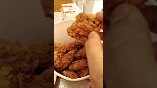 20 KFC Chicken Wings youtubeshorts shorts food vlog [upl. by Anaihr]