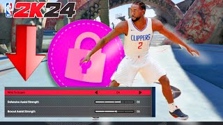 NBA 2K24 ADVANCE DEFENSE TIPS AND TRICKS amp BEST DEFENSE SETTINGS [upl. by Hamilah]