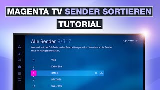 Bei MagentaTV die Sender sortieren und Favoriten verwalten  Testventure [upl. by Allin804]